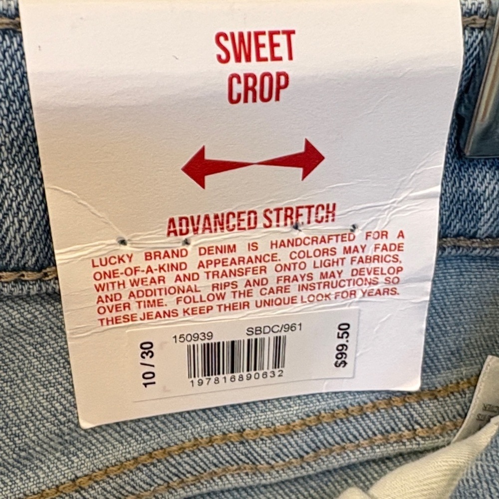 Lucky Brand Women's Denim Cropped Jeans - Picture 3 of 7